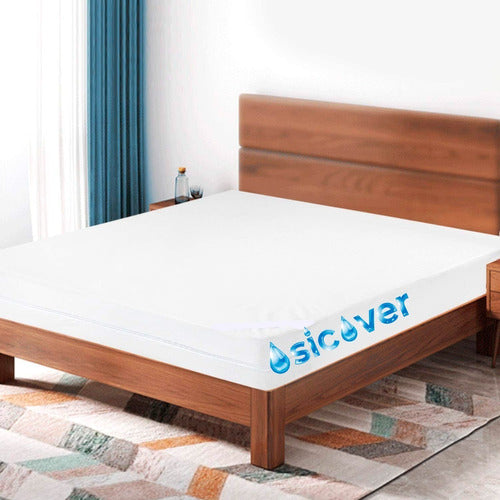 Waterproof PVC Mattress Protector Full Cover with Zipper 1 1/2 P 1