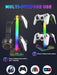 V VCOM RGB Gaming Headset Stand with 2 USB Ports and Color Lights 2