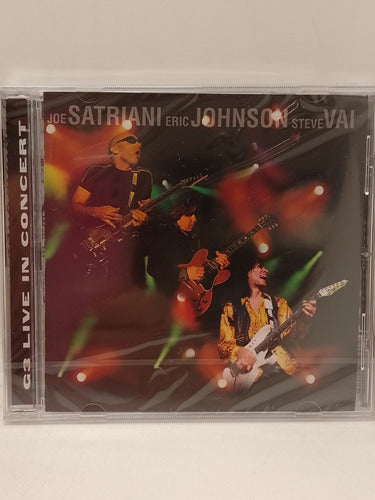 Joe Satriani Eric Johnson Steve Vai Live CD New 0