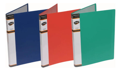 Rideo Classic Color A4 Folder with Sleeves X 20 Sleeves X 4u 0