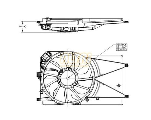 Electroventilador Frontech Chevrolet Astra 2.0 Desde 2009 0