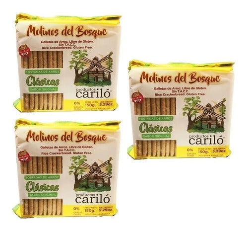 Galletitas Molinos Del Bosque Original Rice Crackers - 150g 5