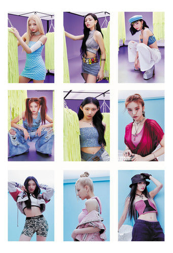 ITZY Photocards Fanmade X 10 Un 2