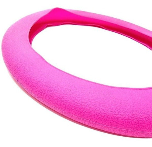 Oregon Adjustable Fuchsia Silicone Steering Wheel Cover 1