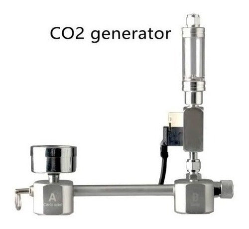 Kit Gerador Co2 Caseiro Válvula Segurança Solenoide Bolhas 1