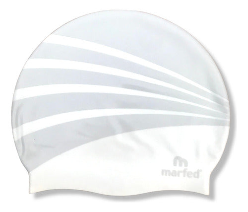 Swimming Cap Marfed Silicone Combined Colors for Pool 25