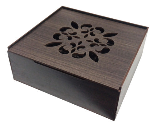 Caja de Té 4 Divisiones - Tea Organizer Box 3