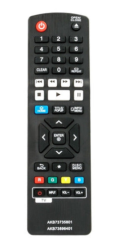 LG AKB73735801 Blu-Ray DVD Remote Control Replacement 1