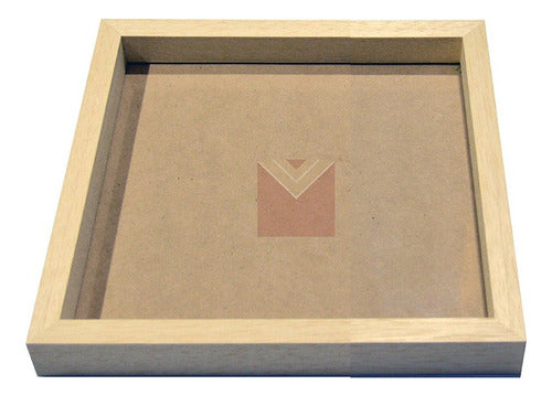 Wooden Box Frames 20x20 with Glass and Lid - Quality and Price 0