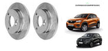 Front Brake Discs and Pads Kit for Renault Kwid Solid 8