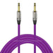 Professional Rubber Coated Guitar Instrument Cable 3m in Various Colors 41