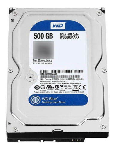 Western Digital Disco Duro 500GB SATA 3.5" Para PC DVR Importador Liquida!!! 0