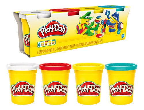 Play Doh Masa Set X4 Colores Surtidos Hasbro 7