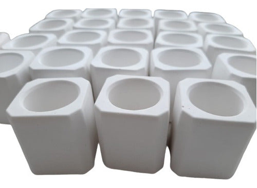 Pack of 60 Mini Plant Pots - Ideal Souvenir Candle Holder for Entrepreneurs 0