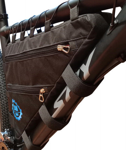 Triangle Bicycle Frame Bag with Double Compartment by Dm Bike 15