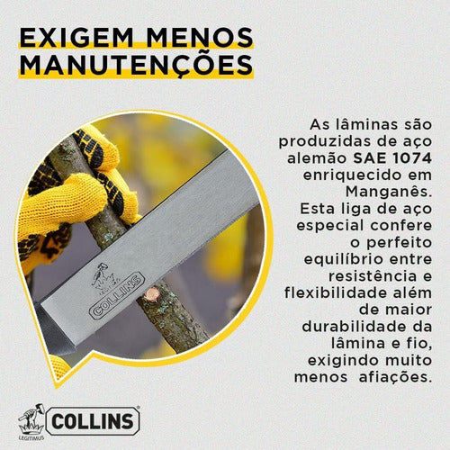 Facao Para Mato Collins Legítimo 14 Polegadas 4