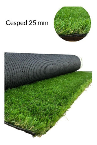 Grass 1.40 X 3.00 Mts Synthetic Grass 25 Mm Very Real, Tricolor 1