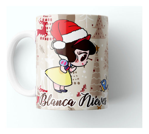 Imprimi Kits Plantillas Tazas Navidad Princesas Diseño Sublimar #tn09 1