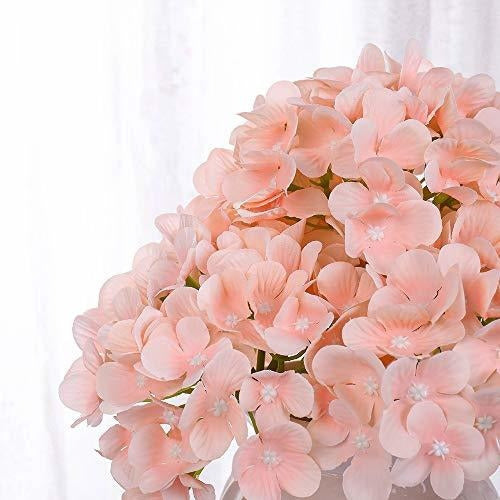 Hortensias Artificiales X10u - Diametro 16cm - Rosa Bebe 5