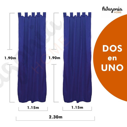 Ambience Curtain 2.30 Wide X 1.90 Long Microfiber 81