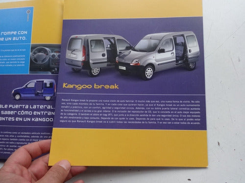 Vintage Renault Kangoo Break Brochure Non-Catalog Car Leaflet 1