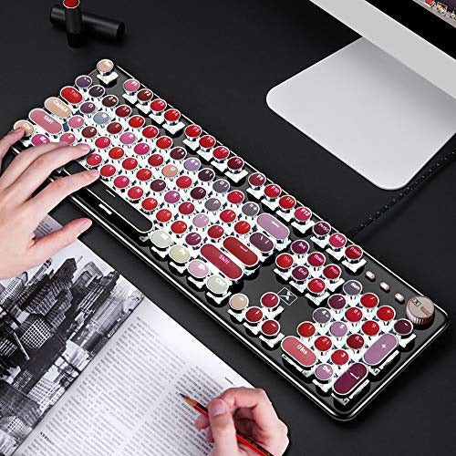 Basaltech Mechanical Gaming Keyboard - Typewriter Style 3