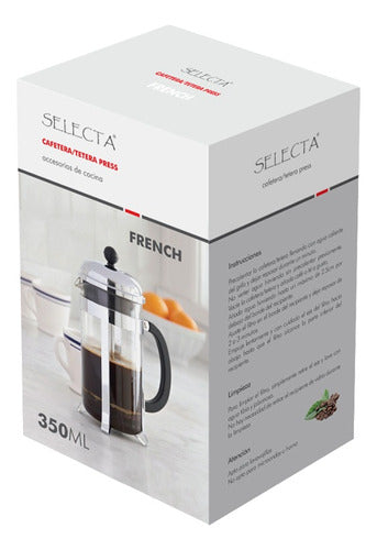 Selecta Stainless Steel French Press 350 Ml 1