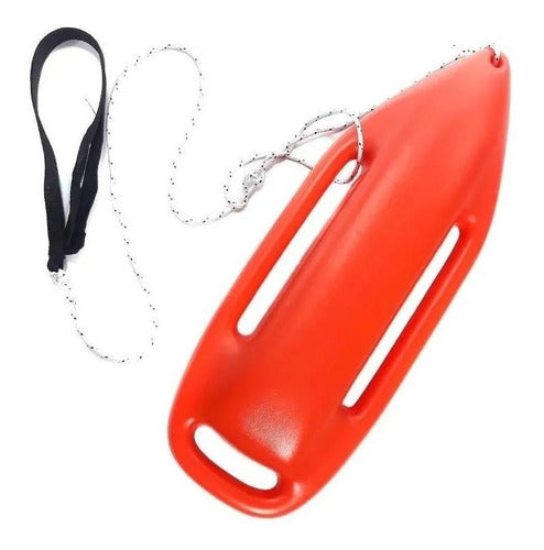 Aquafloat Salvavidas Torpedo Rescate Profesional Reforza Tipo Baywatch 0