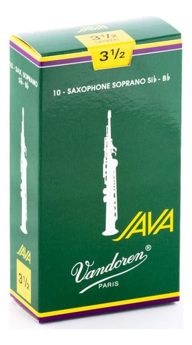 Vandoren Pack De Cañas Java Sr3035 De Saxo Soprano N3.5 X10u 0