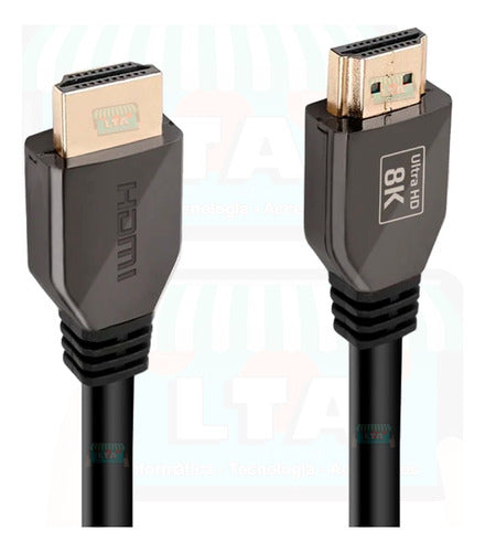 Cable Hdmi 2.1 Pm300 48gbps 8k 60hz 4k 120hz Earc Hdr 3m 3