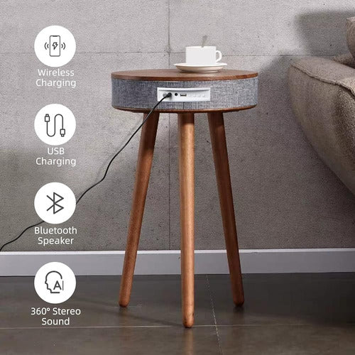 TooCust Smart Auxiliar Table with Charging Station 1