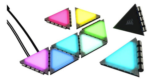 Corsair iCUE LC100 Triangular Panel RGB Lighting X9 0