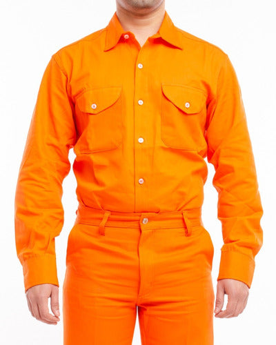 Orange Work Shirt 38 to 60 ER1294 0