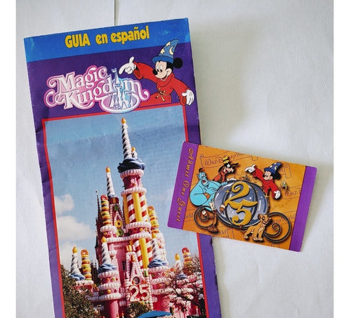 Guía Desplegable Y Entrada Disney Año 1997 De Colección 0