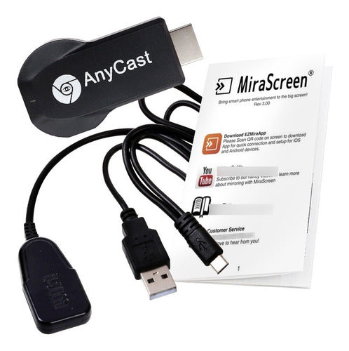 AnyCast Tv Stick M9 Plus Black with 128MB RAM 1