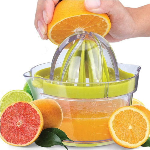 Fashion Deco Citrus Juicer Manual, 4 in 1, Orange, Grater 0