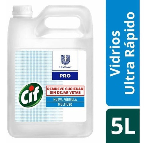 Cif Professional Multi-Surface and Glass Cleaner 5L x 4 Units 1