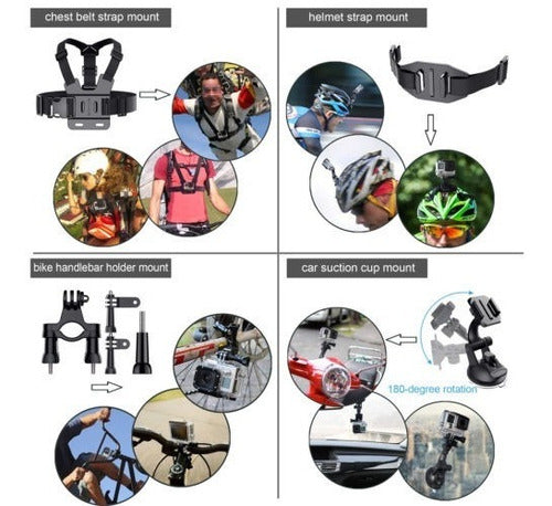 Generic Outdoor Sport Gopro Accessories Chest Mount Kit Para Gopro H 4