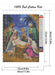 HERMES SHOP Christmas Embroidery Kit for Beginners and Adults, 20x25cm 5