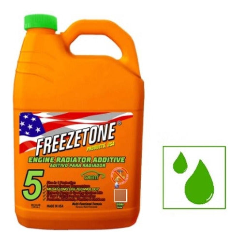 Liquido Refrigerante Freezetone Verde Original Usa 0