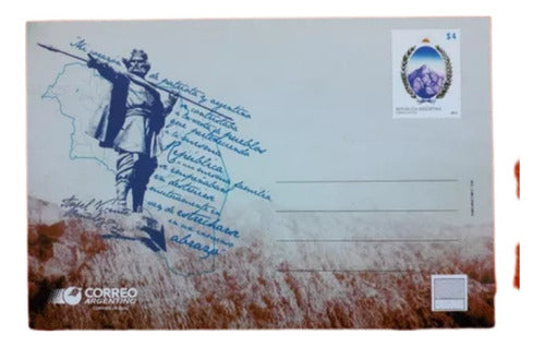 Correo Argentino Tarjeta Homenaje A Chacho Peñaloza 0