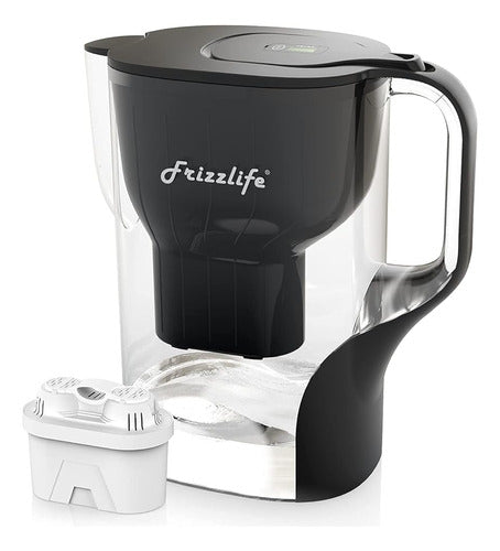 Frizzlife Water Filter Pitcher, Large 10-Cup Purifier 0