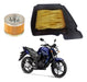 HADA Air Filter + Oil Filter Kit for Yamaha FZ 16 0