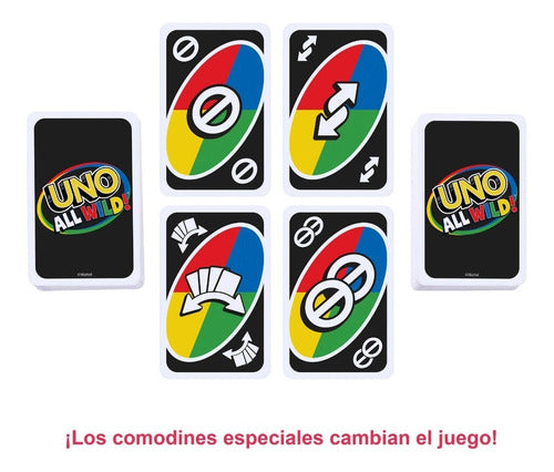 Juegos Uno - Cartas Uno All Wild - Hhl33 4