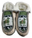 Men's Closed Toe Alpaca Wool Knitted Slippers Sheepskin Lined 40-44 3