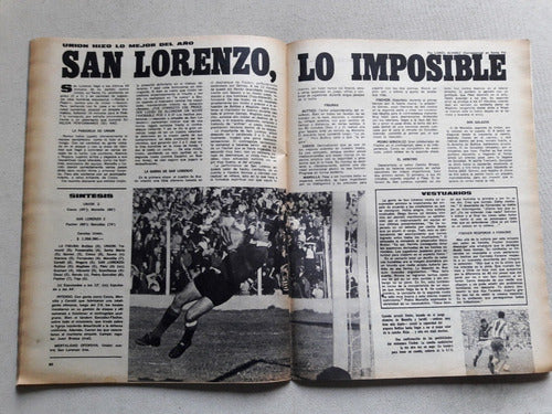 Revista El Gráfico Nº 2495 Central River - Union San Lorenzo 5