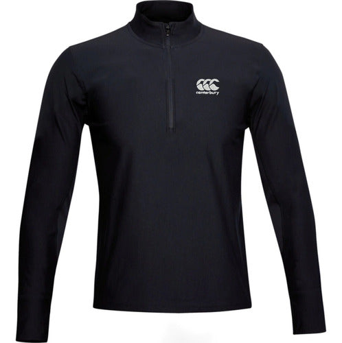 Canterbury Men's Sporty Black 1/2 Zip Fst Layer Sweatshirt 0