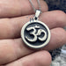 Surgical Steel Amulet Charm Necklace Pendant for Protection, Energy, and Good Luck 38