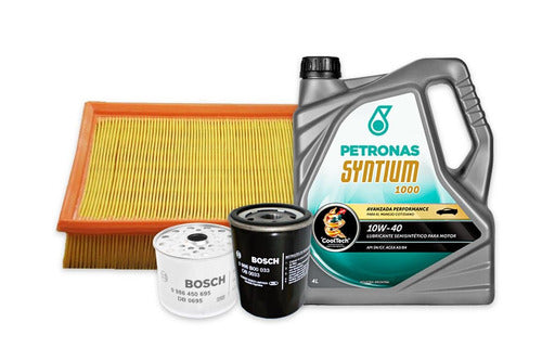 Bosch Kit Filtros + Syntium Oil Ford Escort 1.8 Endura Td 99-03 0