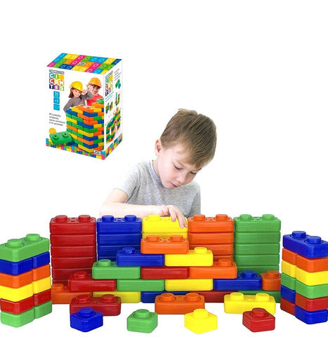 Giant Building Blocks Kids Toy Set of 50pcs by New Plast 0